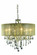 St. Francis 6 light Gold Chandelier (758|2016D24G+SH/EC)