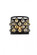 Madison 1 light Matte Black Wall Sconce Golden Teak (Smoky) Royal Cut Crystal (758|1214W11MB-GT/RC)
