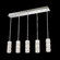 Polaris LED light Chrome Pendant Clear Elegant Cut Crystal (758|3500D5C)