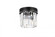 Sydney 3 light Matte Black Flush Mount Clear Royal Cut Crystal (758|1238F12MB/RC)