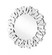 Sparkle 39.5 in. Contemporary Round Mirror in Clear (758|MR9132)