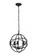 Octavia Collection Pendant D14 H15 Lt:3 Dark brown Finish (758|LD4006D14DB)