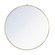 Metal frame Round Mirror with decorative hook 48 inch Brass finish (758|MR4068BR)