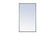 Metal frame Rectangle Mirror 24 inch Black (758|MR4074BK)