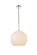 Baxter 1 Light Chrome Pendant with Frosted White Glass (758|LD2225C)