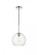 Baxter 1 Light Chrome Pendant With Clear Glass (758|LD2212C)