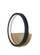 Hoopla-Wall Sconce (94|E24320-BKGLD)