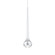 MICRO,1LT LED PENDANT,CHR/WHT (4304|22960-016)