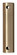36-inch Stainless Steel Ceiling Fan Downrod - Brushed Satin Brass (90|DR1SS-36BSW)