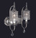 2-Light Polished Silver Princessa Sconce (84|2042 PS)