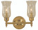 2-Light Polished Brass Sheraton Sconce (84|2502 PB)