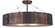 4-Light Roman Bronze/Ebony Oracle Flush / Semi-Flush Mount (84|5394 RB/EB)