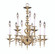 9-Light Polished Brass Kensington Dining Chandelier (84|7449 PB)