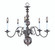 5-Light Mahogany Bronze Jamestown Dining Chandelier (84|9125 MB)