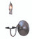 1-Light Mahogany Bronze Jamestown Sconce (84|9221 MB)