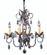 4-Light Mahogany Bronze Liebestraum Mini Chandelier (84|9904 MB)