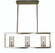3-Light Brushed Nickel Theorem Island Chandelier (84|1153 BN)