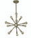 12-Light Brushed Nickel Simone Chandelier (84|4393 BN)