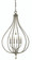 6-Light Brushed Nickel Dewdrop Pendant (84|4446 BN)