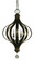 5-Light Brushed Nickel Aries Chandelier (84|4585 BN)