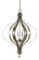 6-Light Brushed Nickel Aries Chandelier (84|4586 BN)