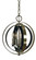 4-Lt.Polished Nickel/Matte Black Constellation Pendant (84|4650 PN/MBLACK)