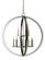 12-Lt Polished Nickel/Matte Black Constellation Pendant (84|4658 PN/MBLACK)