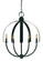 5-Light Matte Black Luna Chandelier (84|4725 MBLACK)