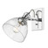 Yep by Golden Lighting Hines 1-light Vanity in Chrome and Seeded Glass (36|3118-BA1 CH-SD)