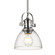 Yep by Golden Lighting Hines 1-light 7in Pendant in Chrome and Seeded Glass (36|3118-M1L CH-SD)