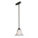 Wry Lighting Chime 1-light Pendant in Rubbed Bronze (36|4120 RBZ-MBL)