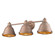 Golden Lighting Bartlett 3-light Vanity in Copper Patina (36|7312-BA3 CP)