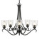 Golden Lighting Parrish 5-light Chandelier in Matte Black (36|8001-5 BLK-SD)