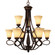 2 Tier - 9 Light Chandelier (36|8106-9 CDB)