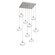 Coppa Square 9pc Multi-Pendant (1289|CHB0036-09-BS-OC-C01-E2)