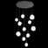 Gem Round 11pc Multi-Pendant (1289|CHB0039-11-MB-C-C01-L1)