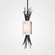 Ironwood Thistle Pendant-0D 6'' (1289|LAB0032-0D-RB-SG-001-E2)