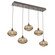 Coppa Linear 5pc Multi-Pendant (1289|PLB0036-05-FB-OB-C01-E2)