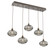 Coppa Linear 5pc Multi-Pendant (1289|PLB0036-05-FB-OS-C01-E2)
