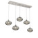 Coppa Linear 5pc Multi-Pendant (1289|PLB0036-05-BS-OS-C01-E2)