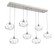 Coppa Linear 7pc Multi-Pendant (1289|PLB0036-07-BS-OC-C01-E2)