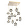 Misto Square 12pc Multi-Pendant (1289|CHB0048-12-GB-OS-C01-E2)