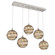 Terra Linear 5pc Multi-Pendant (1289|PLB0047-05-BS-OB-C01-E2)