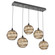 Terra Linear 5pc Multi-Pendant (1289|PLB0047-05-MB-OB-C01-E2)