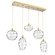 Misto Linear 5pc Multi-Pendant (1289|PLB0048-05-GB-OC-C01-E2)