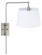 Crown Point Adjustable Downbridge Wall Lamp (34|CR725-SN)