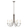 Simple Sweep 6 Arm Chandelier (65|101160-SKT-05)