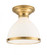 1 LIGHT SEMI FLUSH (57|2612-SN)