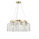 6 LIGHT CHANDELIER (57|3224-AGB)