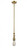 Bare Bulb - 1 Light - 3 inch - Brushed Brass - Stem Hung - Adjustable Mini Pendant (3442|206-BB)